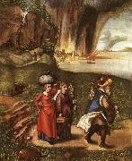Albrecht Durer Lot Fleeing with his Daughters from Sodom china oil painting artist